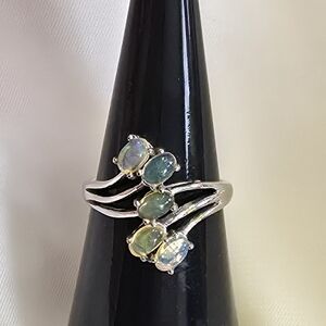 Ethiopian Welo Opal Sterling Silver Ring    Size 7